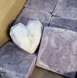 Lavendel Herzseife – Bild 2